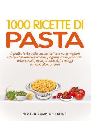 cover image of 1000 ricette di pasta